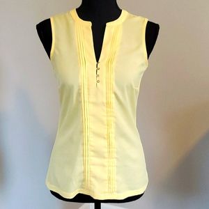 The Limited Sleeveless Yellow Top XS